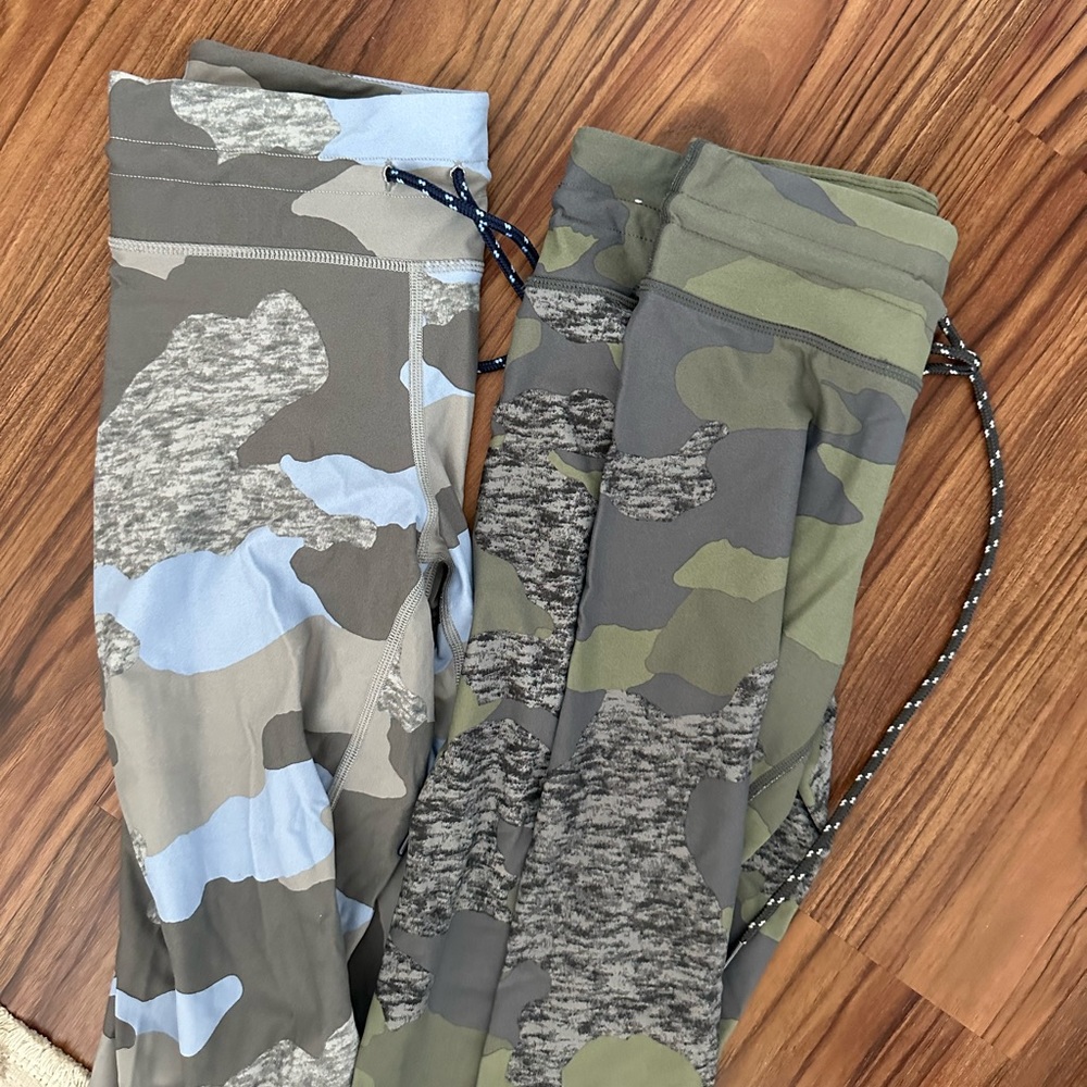 Aerie Blue Camo Leggings